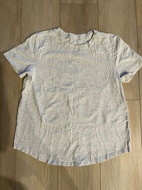 Lululemon Love Crewneck Tee size 10, light grey